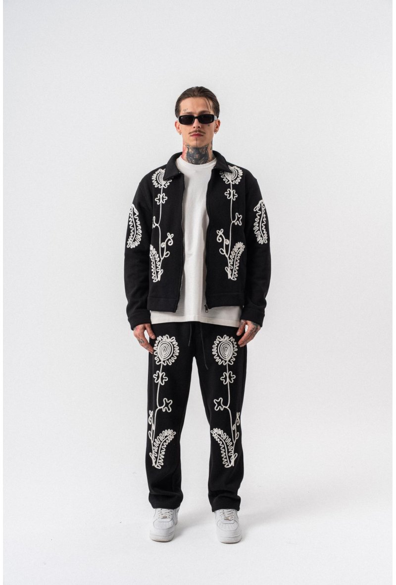 Ensemble jogging brodé florale